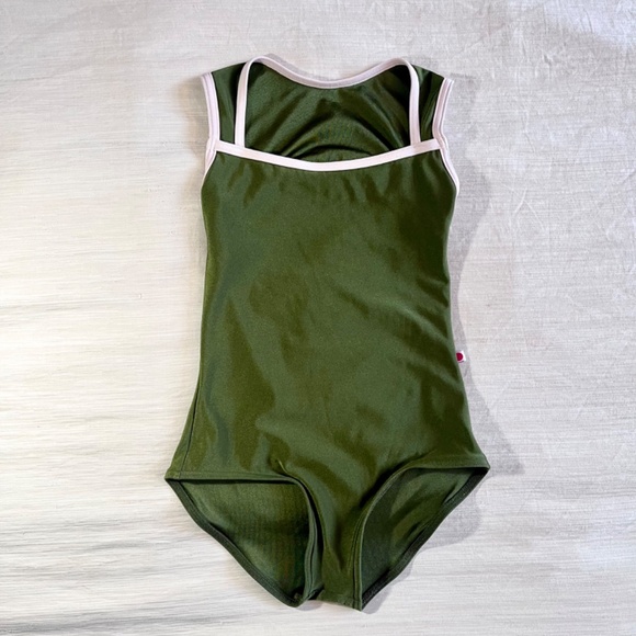 Yumiko Becky Leotard Green Xsmall - Picture 3 of 5